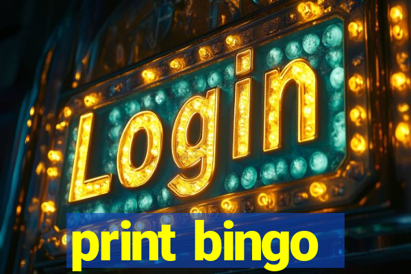 print bingo